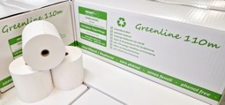 Zeige Details für GREENLINE Thermorolle 80mm / 110m (Ø 81mm) Kern 12mm, phenolfrei ! Bild von GREENLINE Thermorolle 80mm / 110m (Ø 81mm) Kern 12mm, phenolfrei !