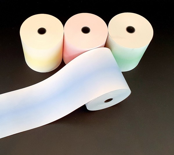 Picture of Thermal paper roll blue 80mm / 80m (Ø 80mm) core 12mm, phenol-free!